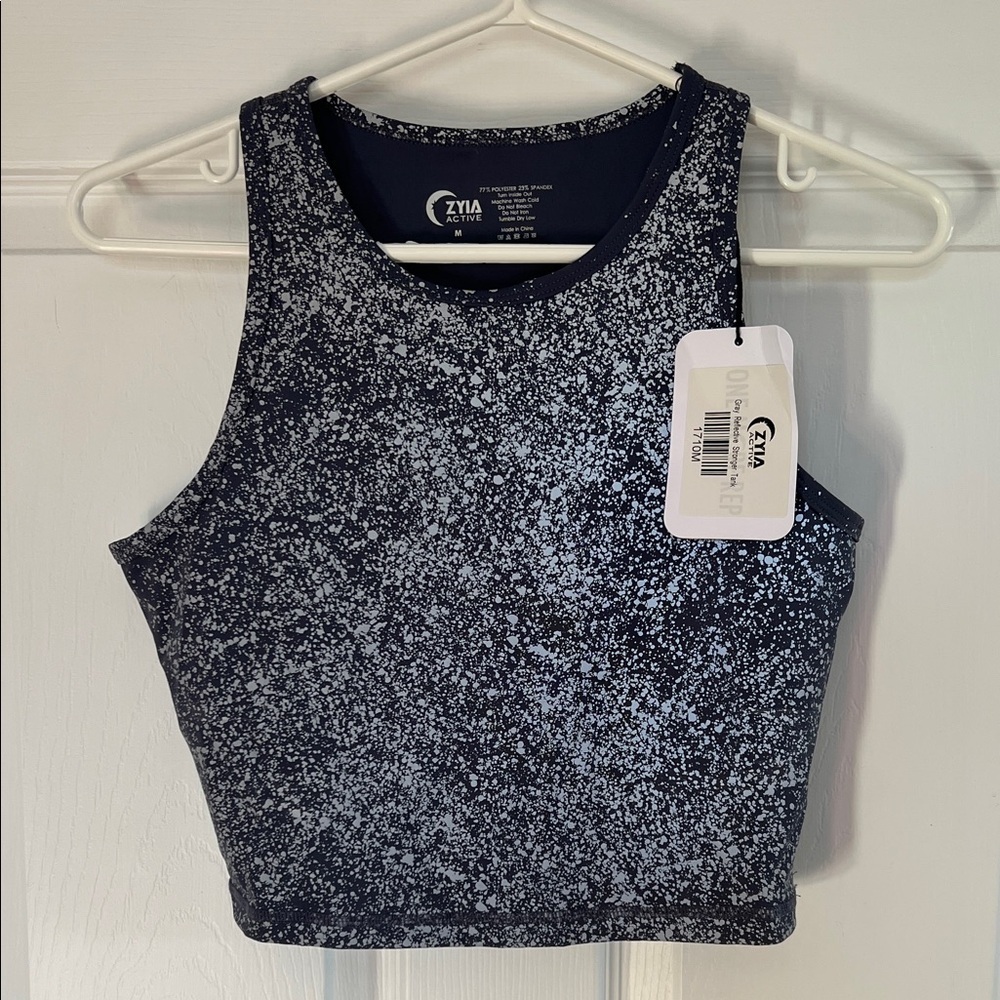 NWT Zyia Active Gray Reflective Stronger Tank